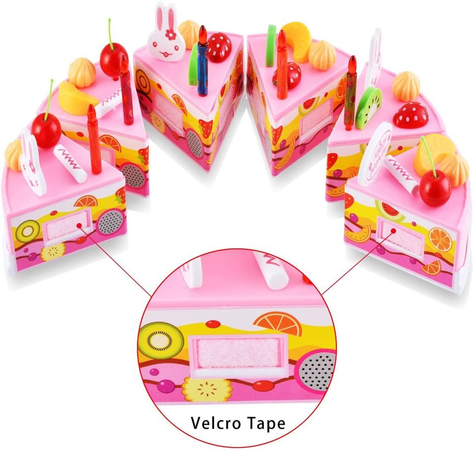 Kids Choice 38pc Cutting Cake Set Play Making House Birthday Kids Funny Toys - Univercell