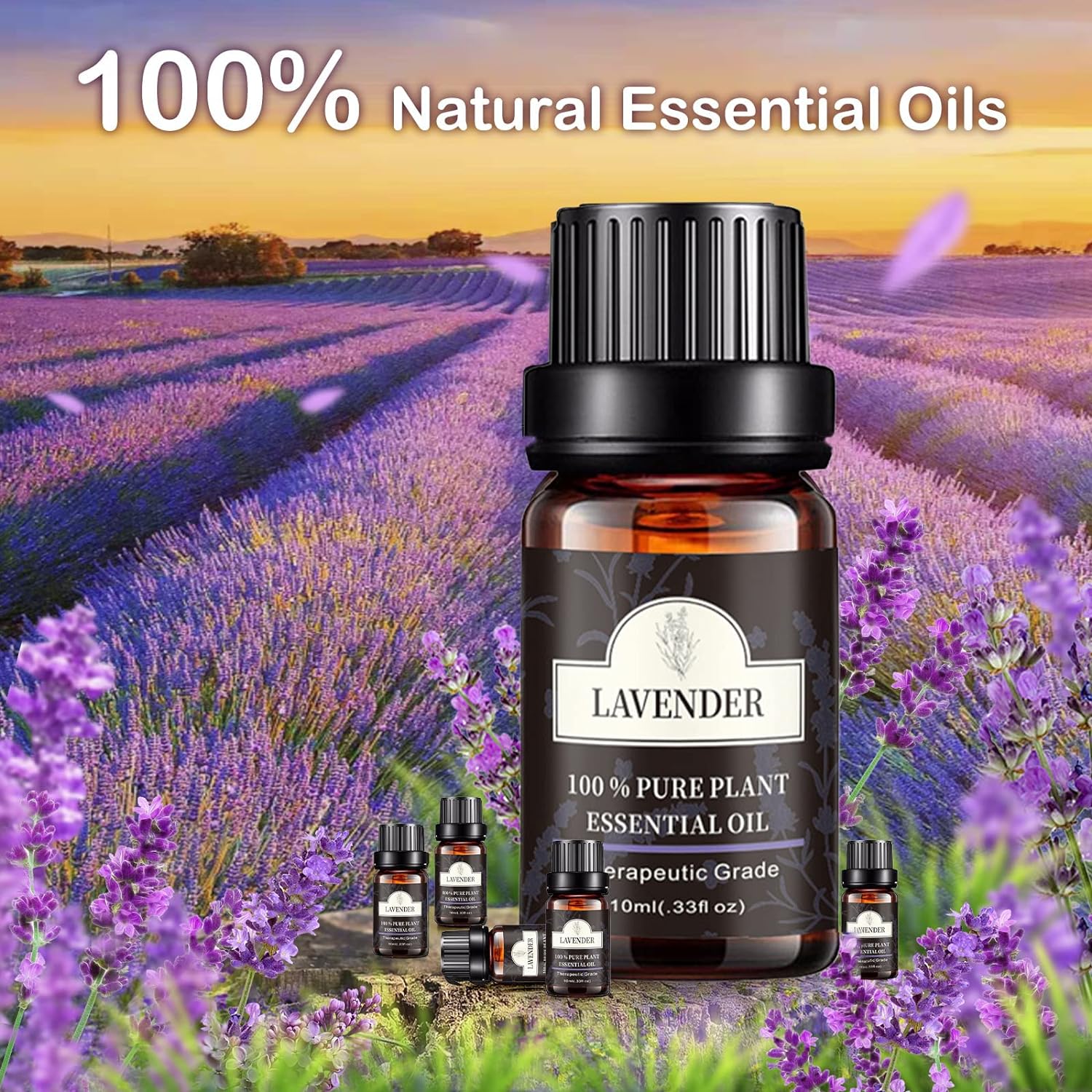 100% Pure Plant Extraction 10ml Essential Oil Set for Humidifier - Univercell