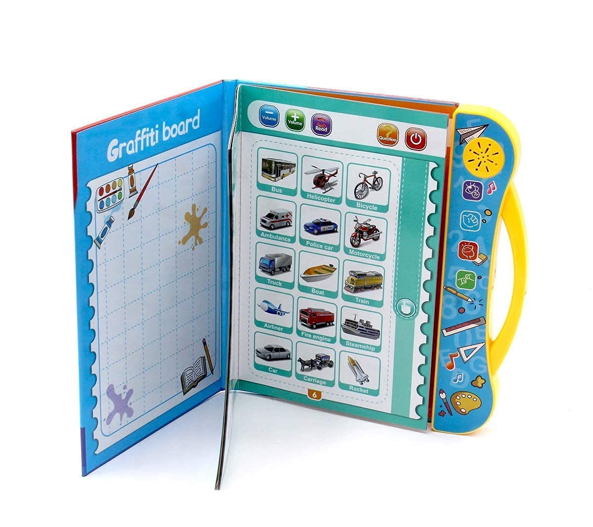 Learning Study Book - Sound n Musical English Educational Book for Kids - Univercell