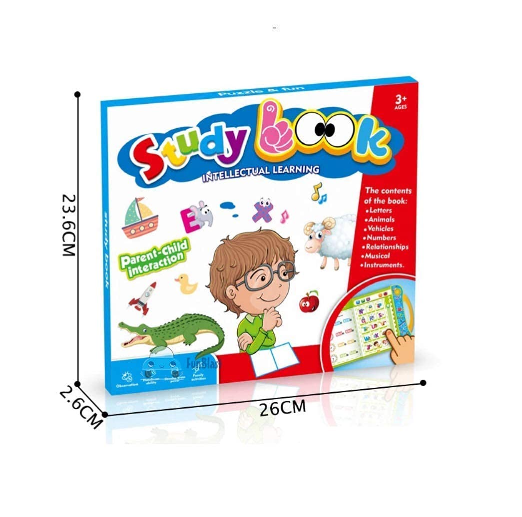 Learning Study Book - Sound n Musical English Educational Book for Kids - Univercell