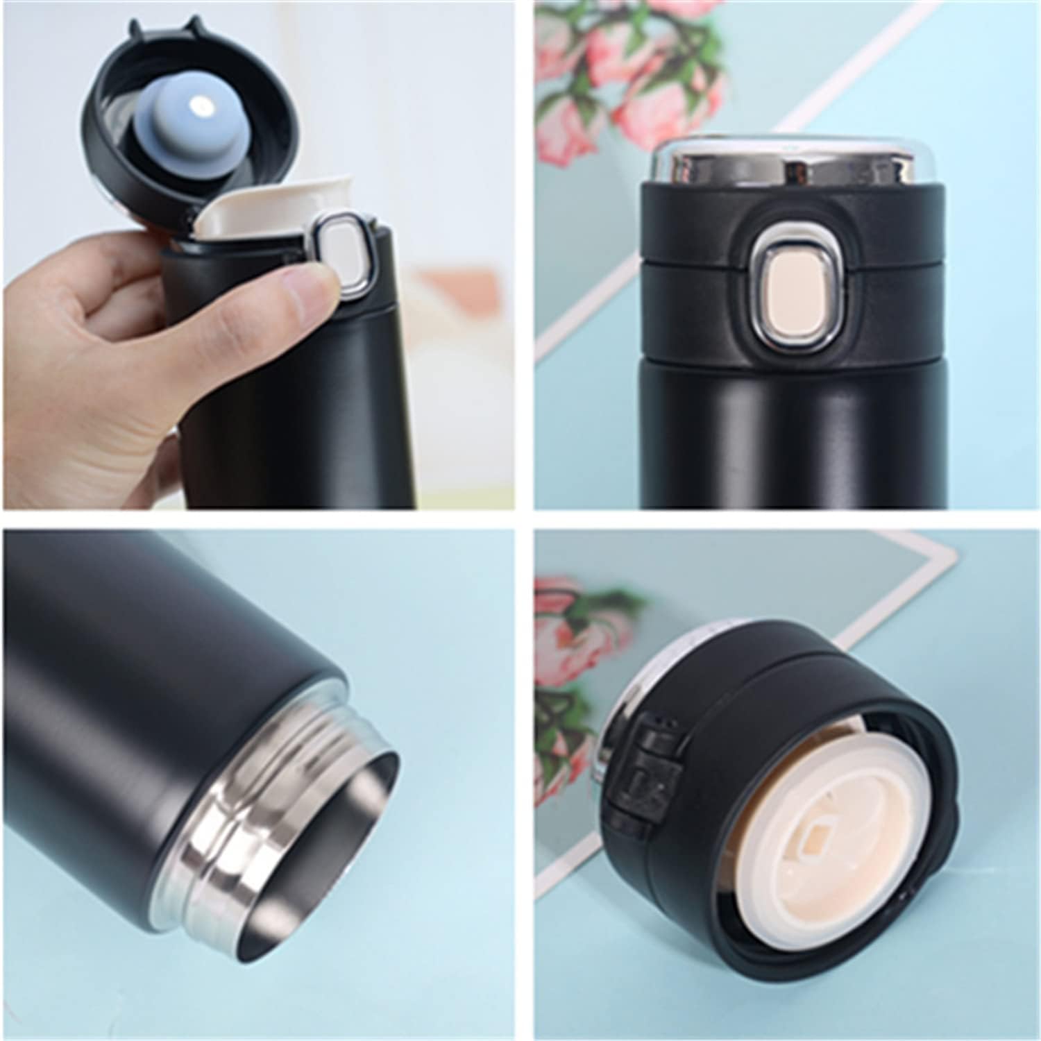 420ml Temprature LED Display Stainless Steel Smart Water Bottles Vacuum Flask - Univercell