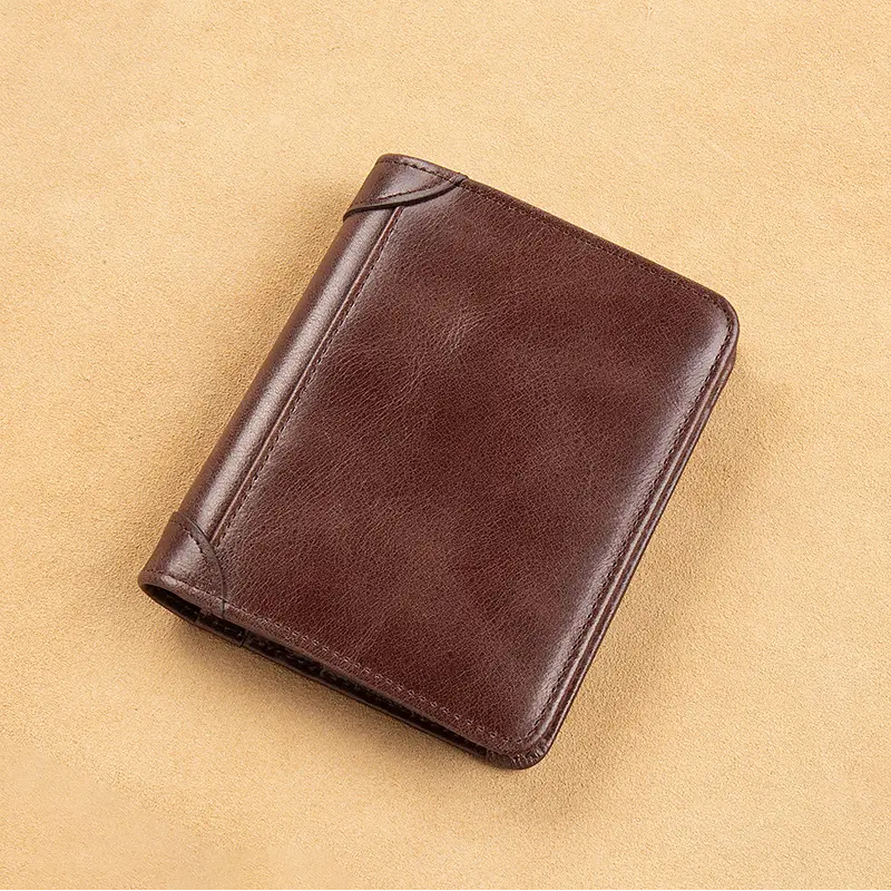 Vintage Men's 11 Card slot Genuine Leather Wallet for Men's - Univercell