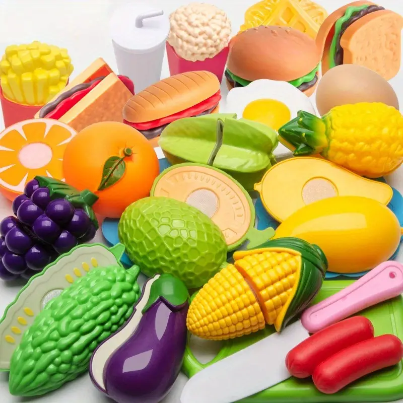 New 17pc Mini Kitchen Fruit Set Toys for Kids - Univercell