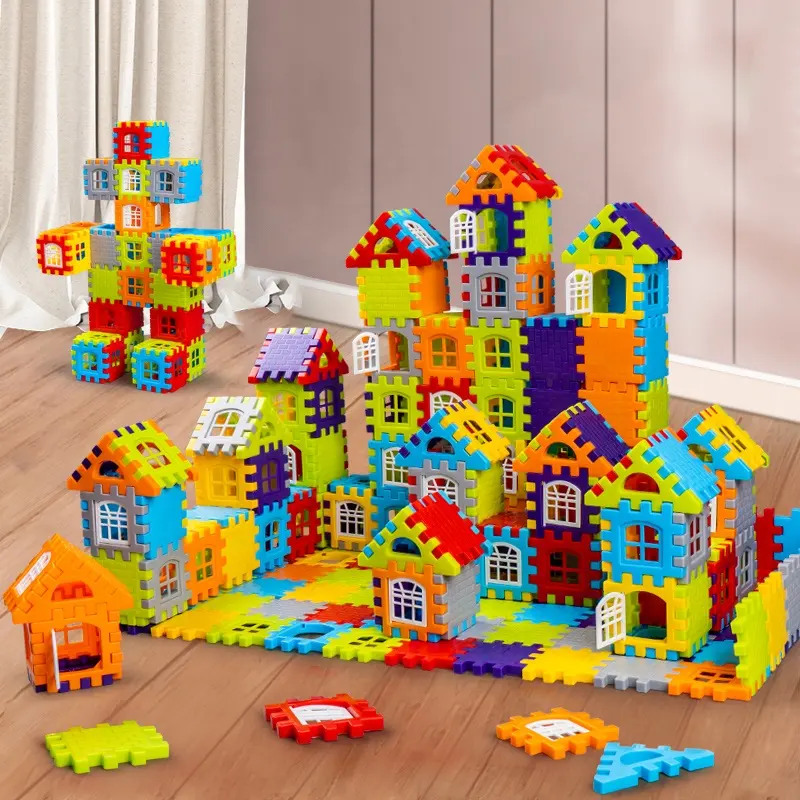 100pc Building Block Set,  Home building block kit Set Toys For Over 3 Years Old Kids - Univercell