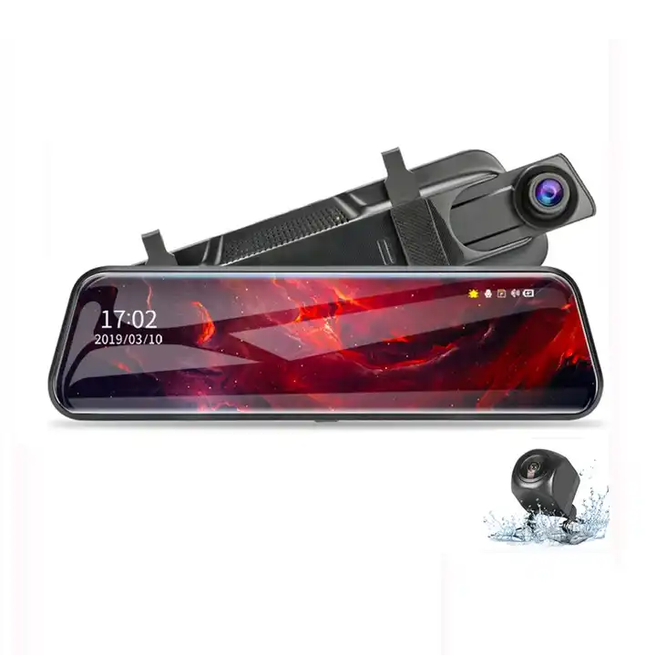 Front N Rear "10-INCH LARGE" Touch Screen Dual Dash Cam 1080P Car DVR Car Camera - Univercell