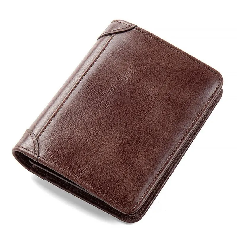 Vintage Men's 11 Card slot Genuine Leather Wallet for Men's - Univercell