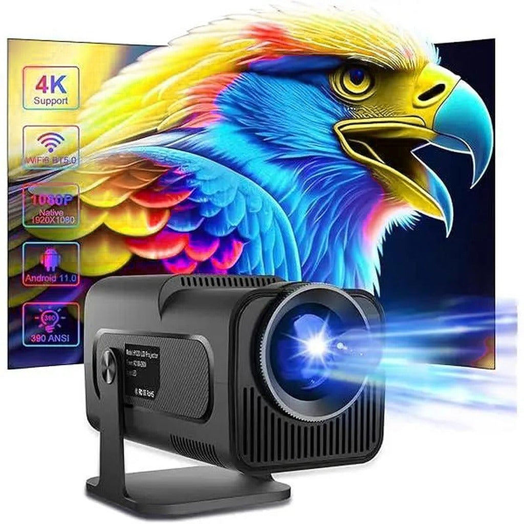 Android 11 390ANSI HY320 PRO Projector 4K 1080p Dual Wifi6/Bt5.0 Cinema Outdoor Portable Projetor