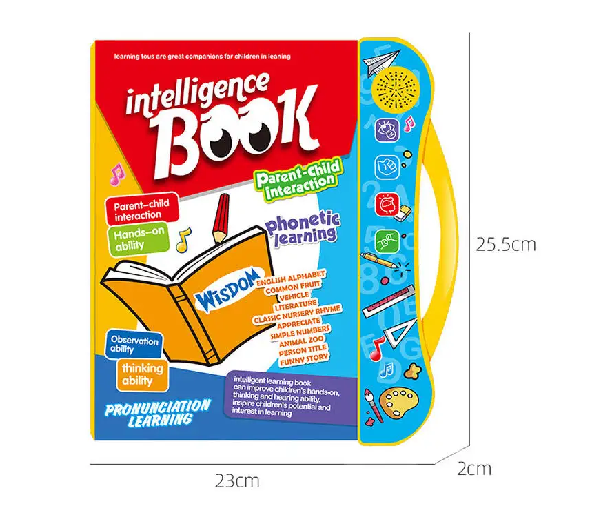 Learning Study Book - Sound n Musical English Educational Book for Kids - Univercell