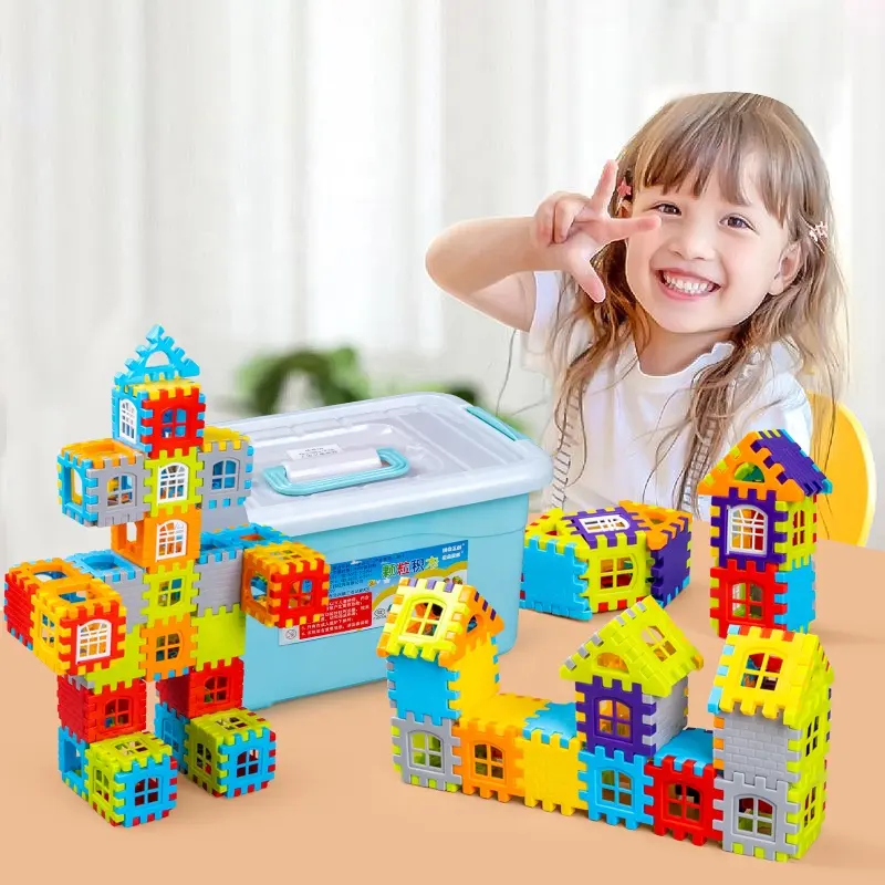 100pc Building Block Set,  Home building block kit Set Toys For Over 3 Years Old Kids - Univercell