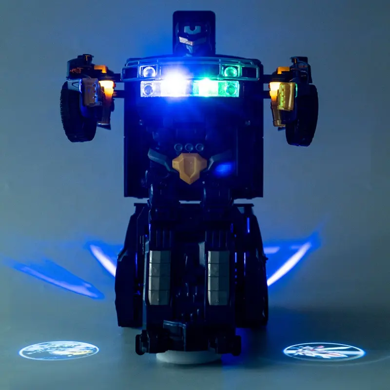 2-In-1 Transforming Robot to Car Toys with Light and Music for Kids - Univercell