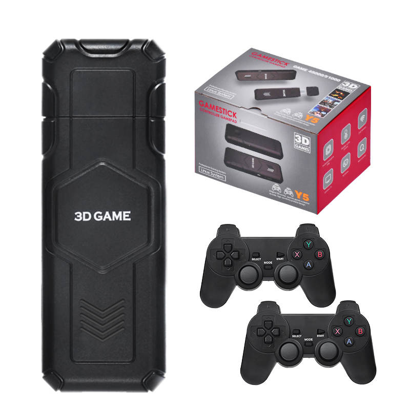 Plug N Play 4K HDMI Y5 Retro Game Console Built in 45K+ Games 64GB 2 Player Wireless Game Stick - Univercell