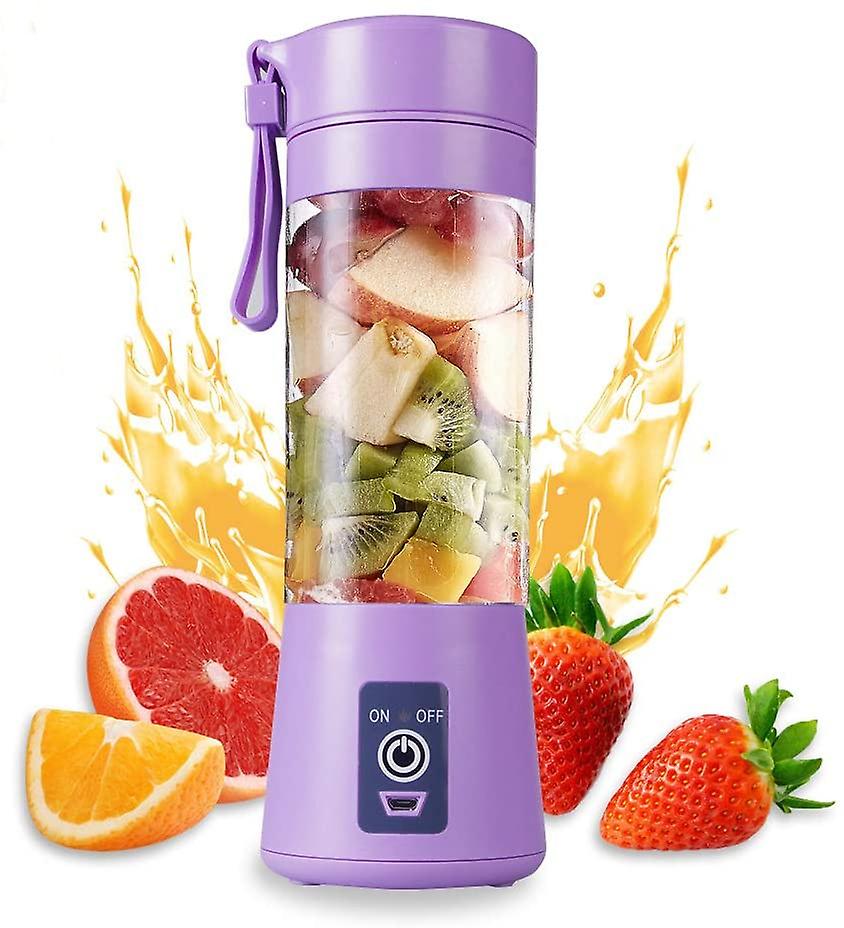 380ml Portable Personal Blender, Mini Juicer Cup USB Rechargeable and Personal Size Blender Smoothies Mixer - Univercell