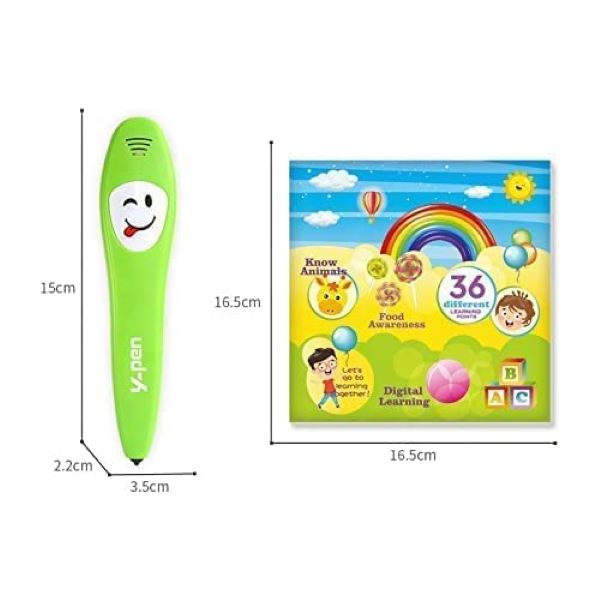 Christmas Gift Preschool Learning Toddler Book n Smart Talking Y-Pen, Toy for Kids - Univercell