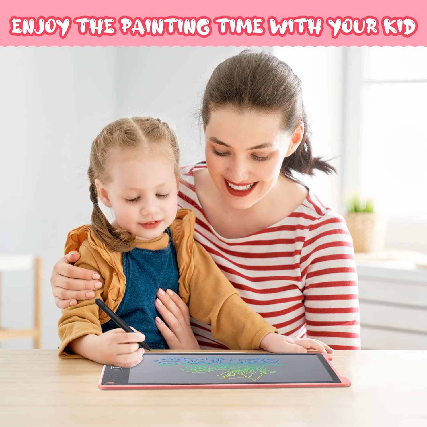 12-inch Electronic Doodle Drawing Writing Board Erasable N Reusable Digital Tablet for Kids - Univercell