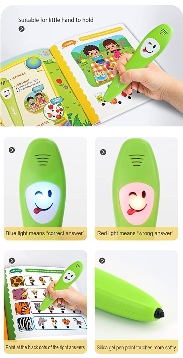 Christmas Gift Preschool Learning Toddler Book n Smart Talking Y-Pen, Toy for Kids - Univercell