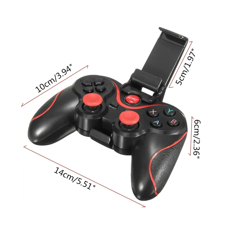 T3 Wireless Bluetooth Game Controller for Smart Phone, Ios, PC Tablet and More - Univercell