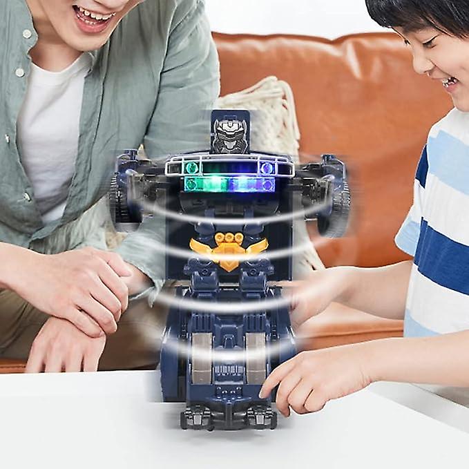 2-In-1 Transforming Robot to Car Toys with Light and Music for Kids - Univercell