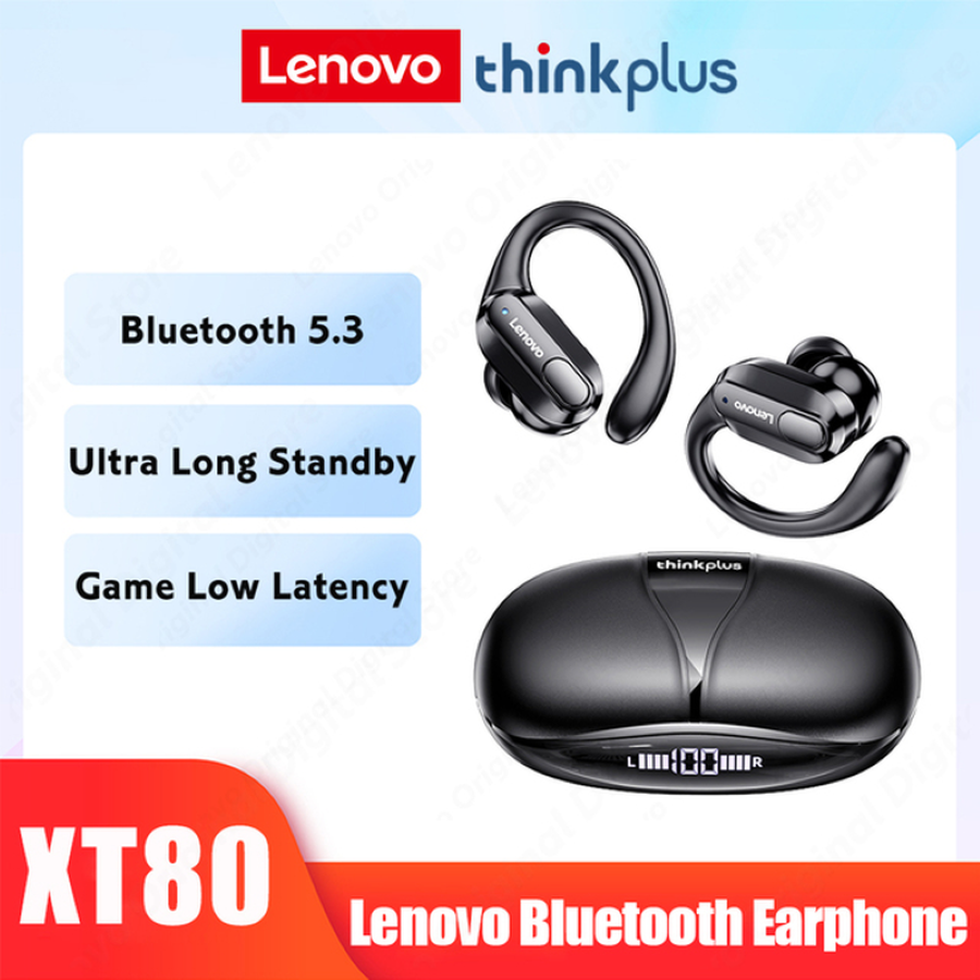 Lenovo XT80 Bluetooth 5.3 Earphones True Wireless Headphones with Mic Button - Univercell