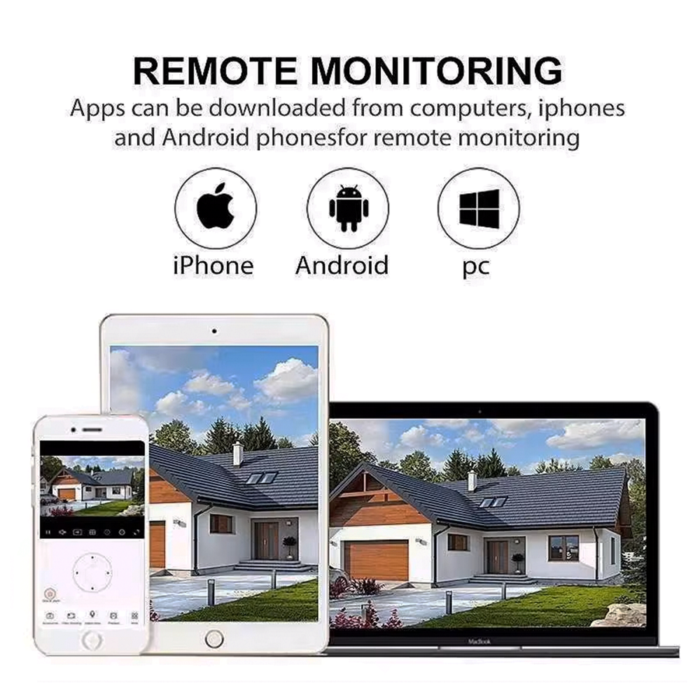 Solar Powered Wireless Wifi CCTV Camera