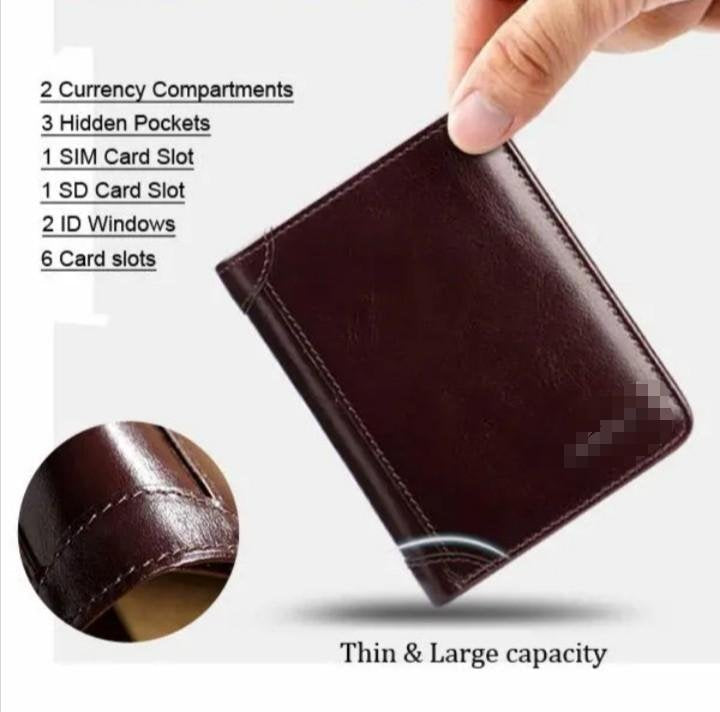 Vintage Men's 11 Card slot Genuine Leather Wallet for Men's - Univercell