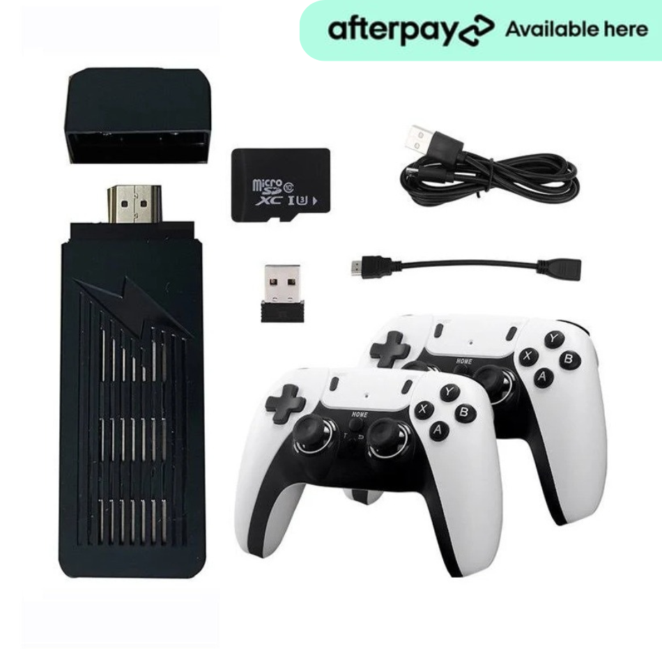 4K HDMI X9 PRO Retro Game Console 36,000 Cassic Games 64Gb Dual Wireless Controller Game Stick