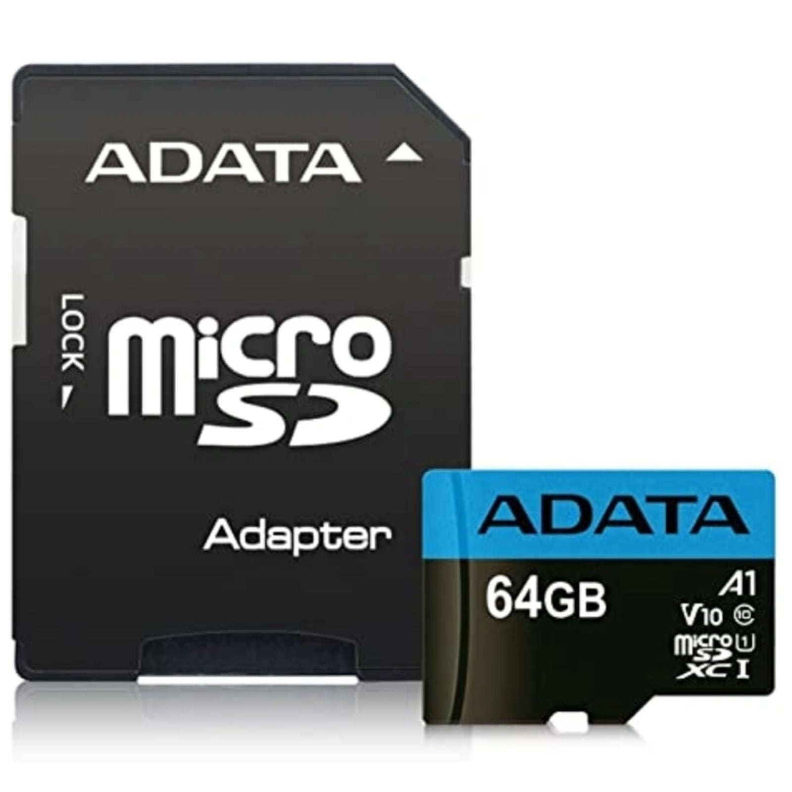 ADATA Premier 64GB Memory Card, MicroSDXC with SD Adapter, Read up to 100MB/s - Univercell