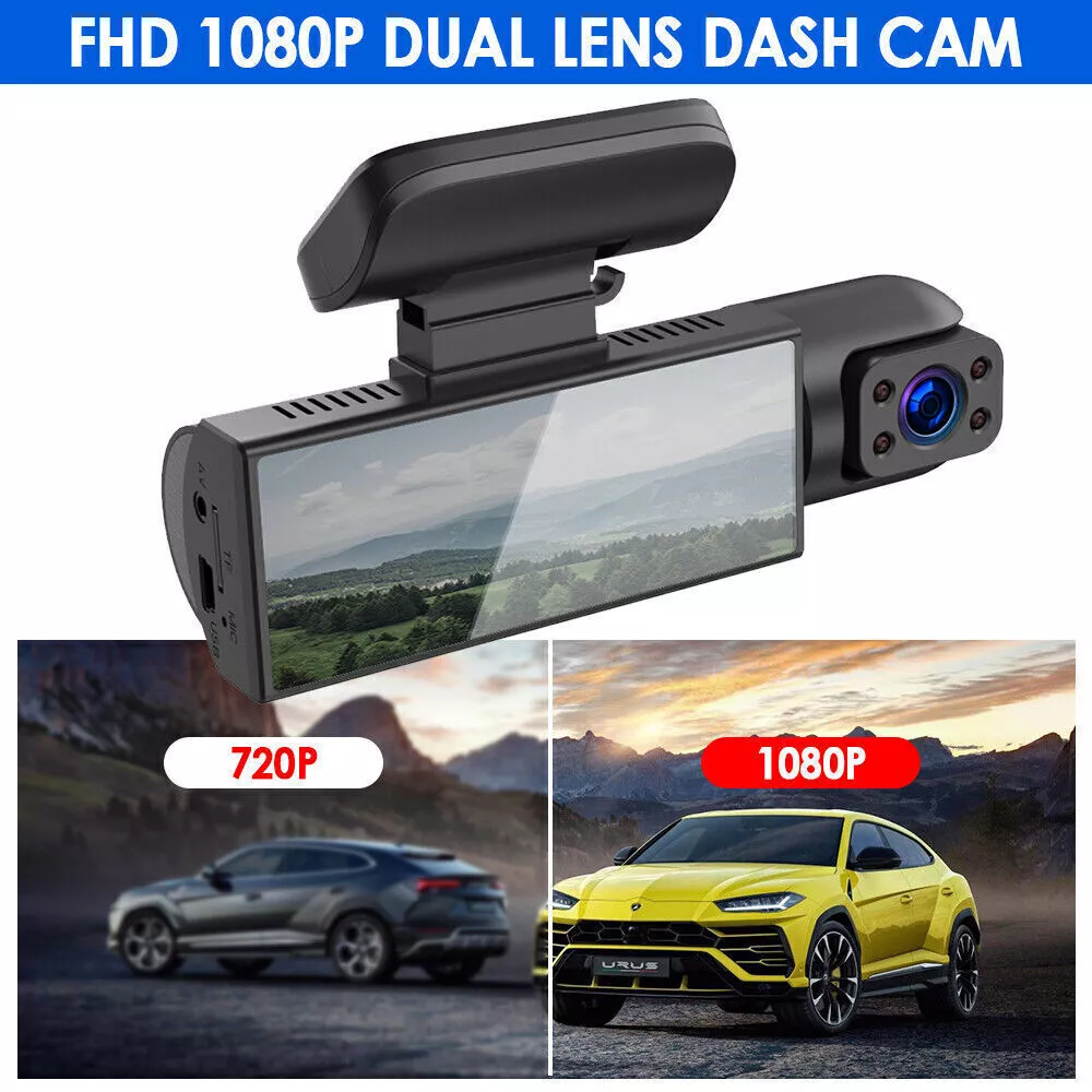 3-Inch Dual Lens HD Front & Inside G-Sensor Car DVR Wifi Dash Camera