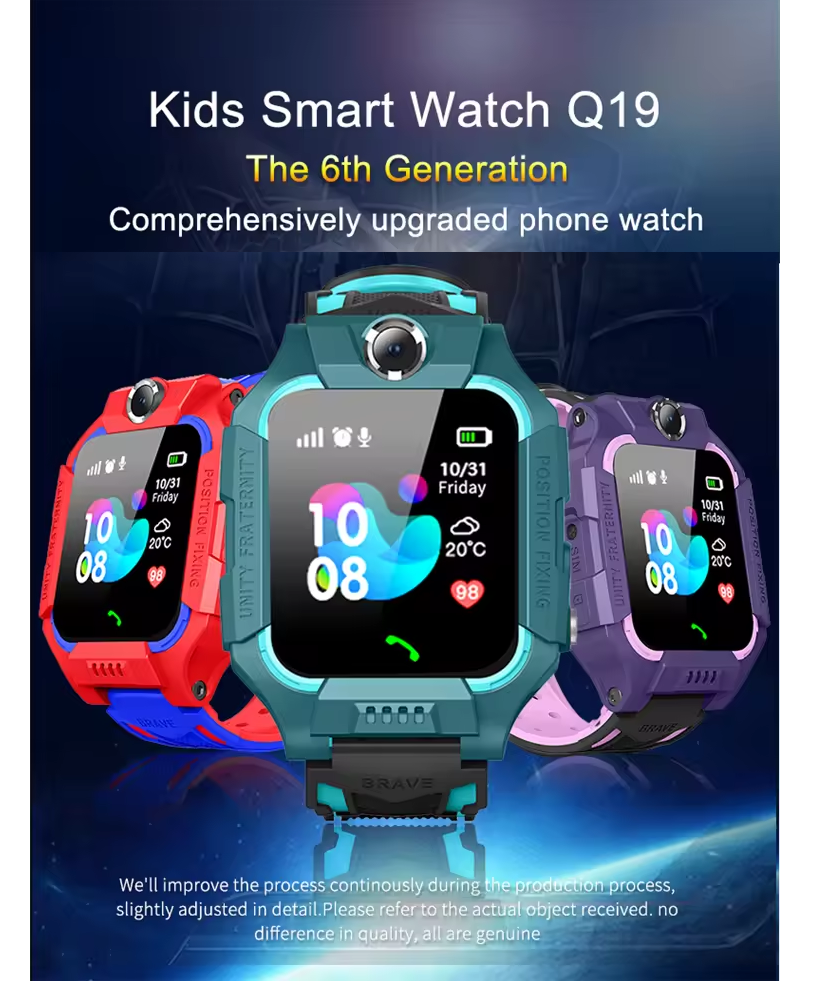 Q19 Waterproof Kids Smartwatch for Girls and Boys - Univercell