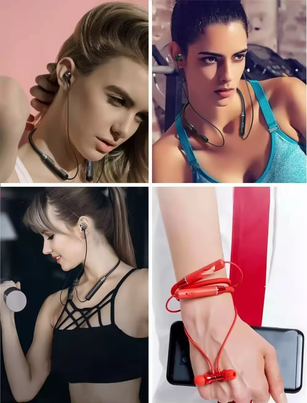 Lenovo HE05 Earphone Bluetooth 5.0 Wireless Headset Magnetic Neckband Headphone - Univercell