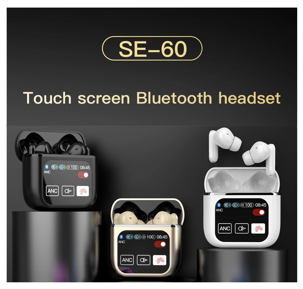 2024 Wireless Bluetooth Earbuds Touch Screen Earphones ANC ENC Bass Headphones - Univercell