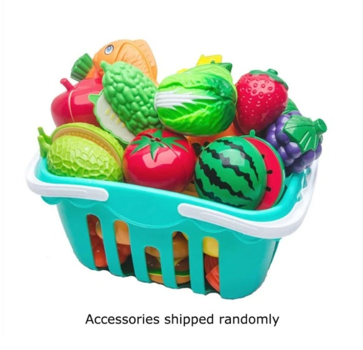 New 17pc Mini Kitchen Fruit Set Toys for Kids - Univercell