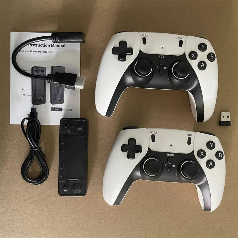 4K HDMI X9 PRO Retro Game Console 36,000 Cassic Games 64Gb Dual Wireless Controller Game Stick