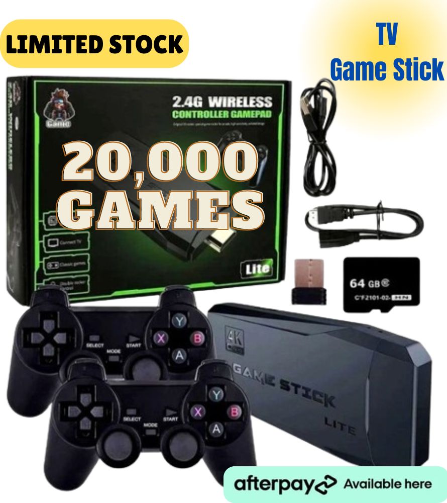 20,000 Plus Classic Games M8 Retro Game Stick, TV Connection Video Game Console