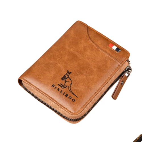 Men's Leather Wallet RFID Blocking, Credit card holder and Zipper Wallet for Men's - Univercell